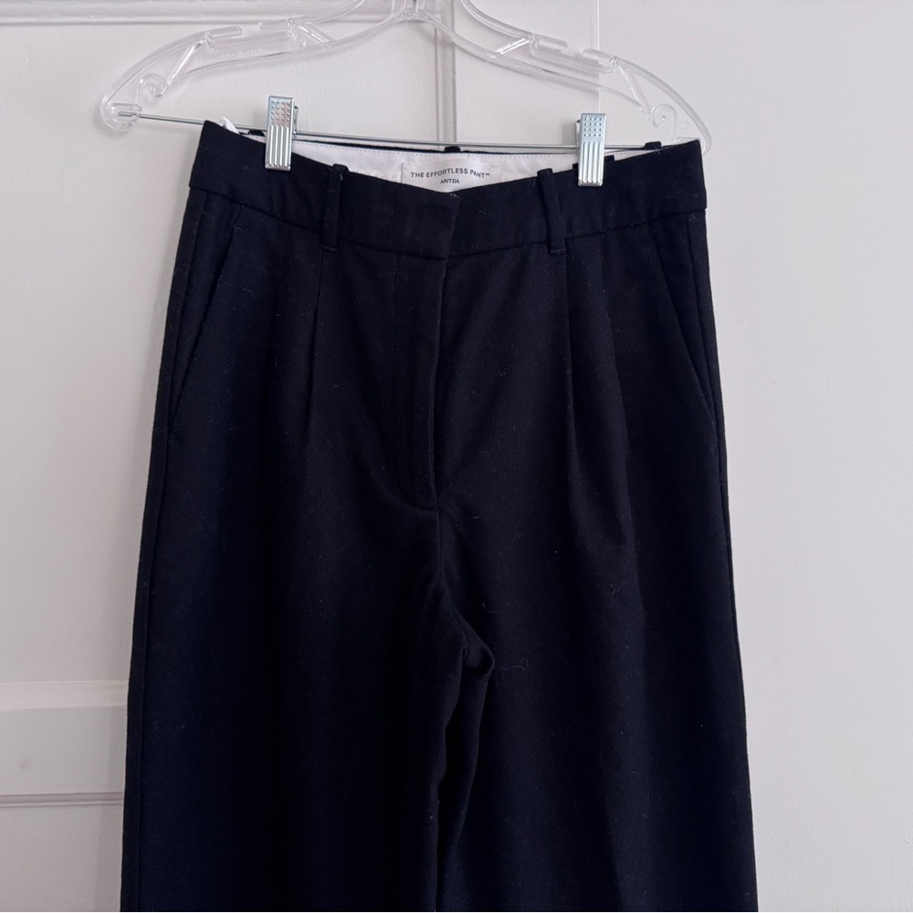 Aritzia Wool/Cashmere blend Effortless Pant - Picture 3 of 5